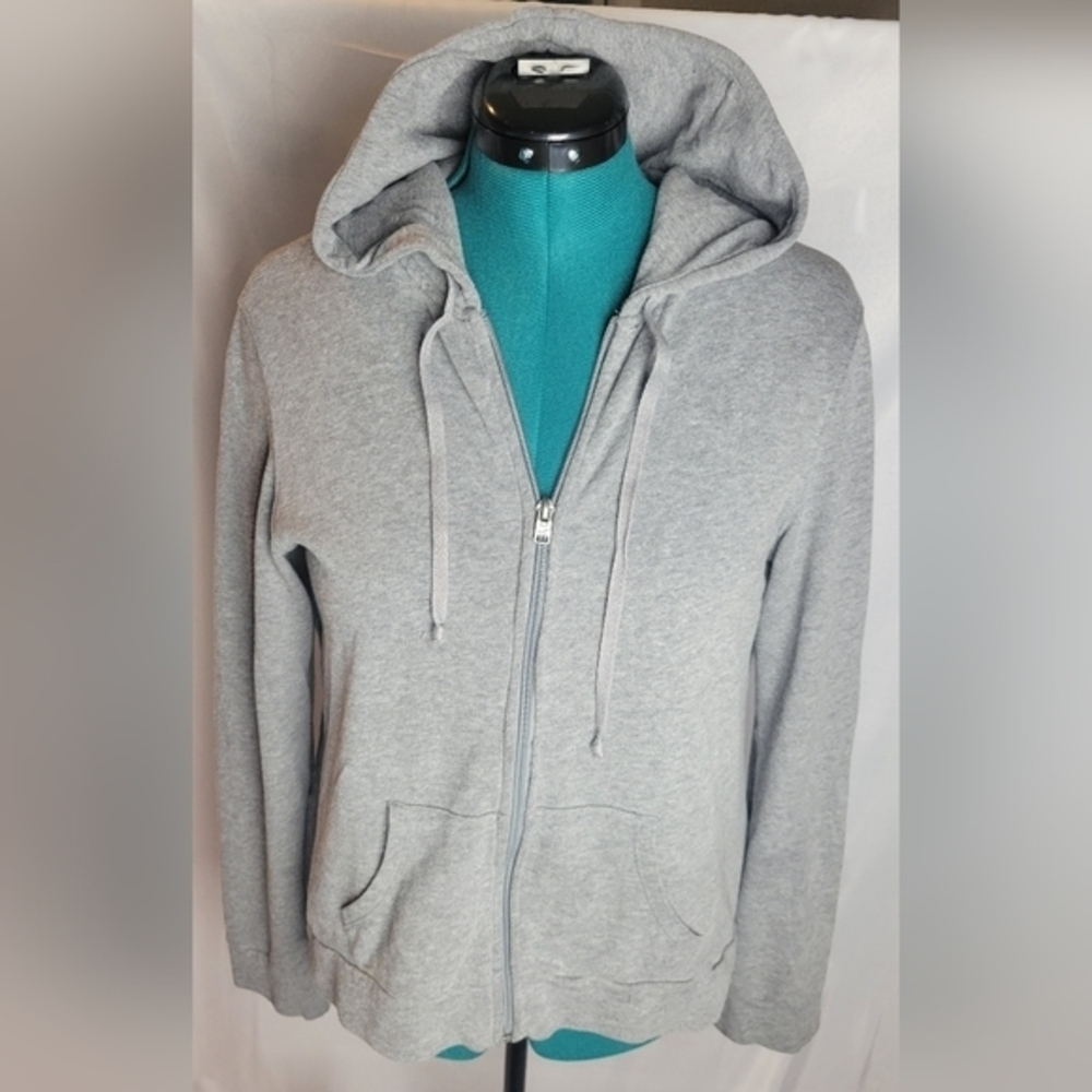 HOLLISTER Lightweight‎ Vintage Cotton Zip Hoodie Size Medium